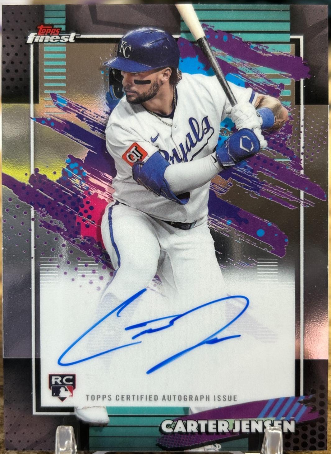 Carter Jensen #FA-CJ 2026 Topps Finest Autograph Baseball