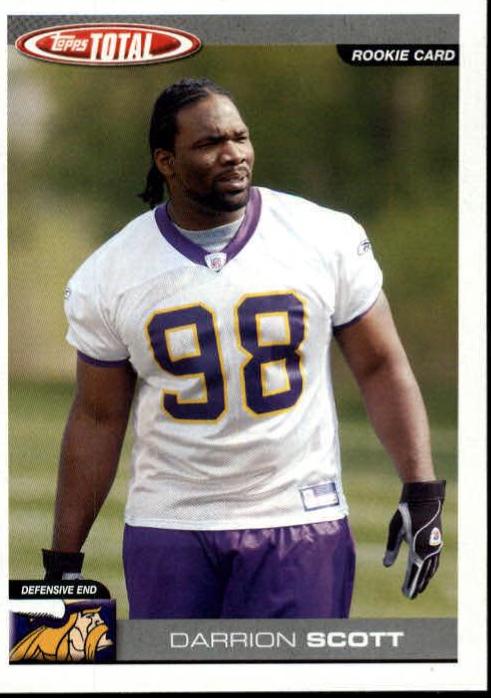 Darrion Scott #395 Football Cards 2004 Topps Total