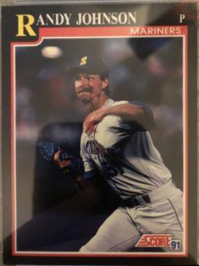 Randy Johnson #290 Baseball Cards 1991 Score