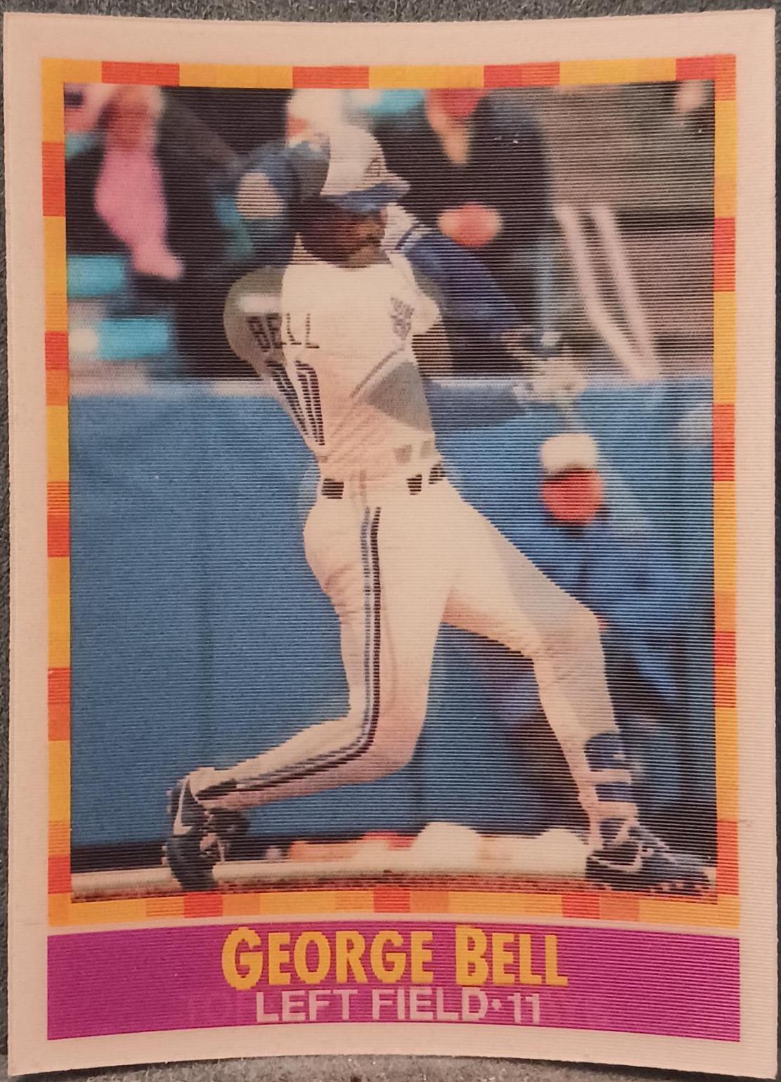 George Bell #17 Baseball Cards 1990 Sportflics