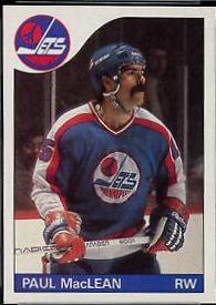 Paul MacLean #145 Hockey Cards 1985 Topps