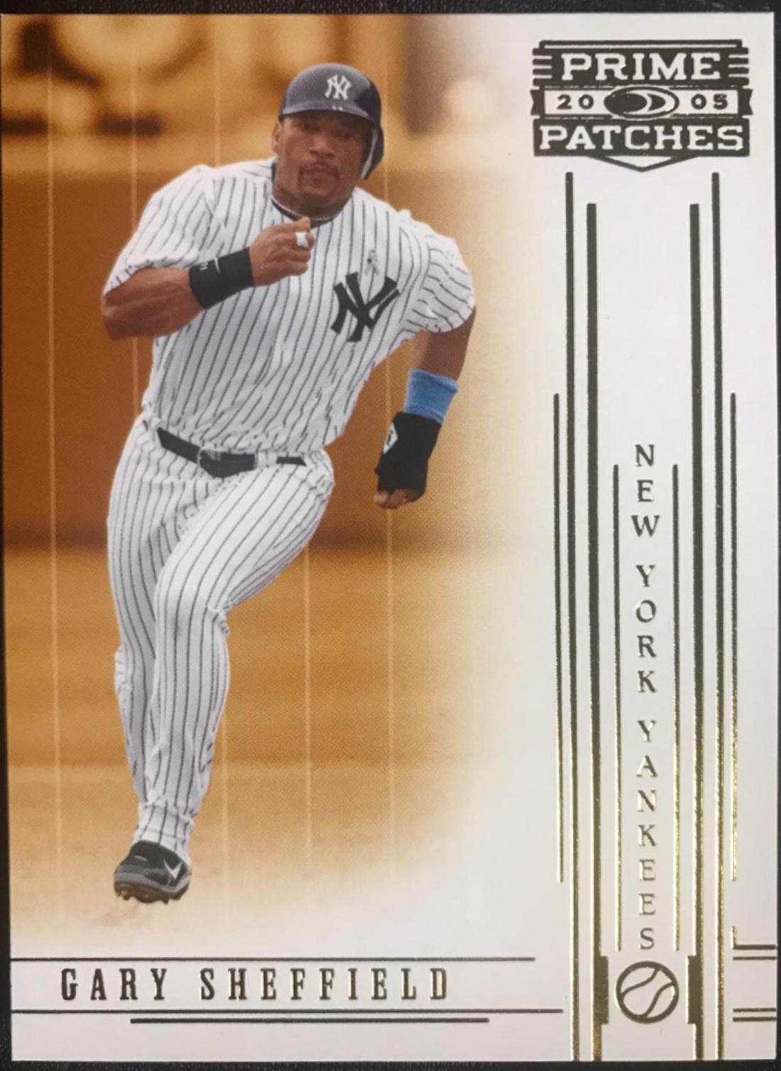 Gary Sheffield #52 Baseball Cards 2005 Donruss Prime Patches