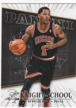 Derrick Rose #10 Basketball Cards 2013 Panini Knight School