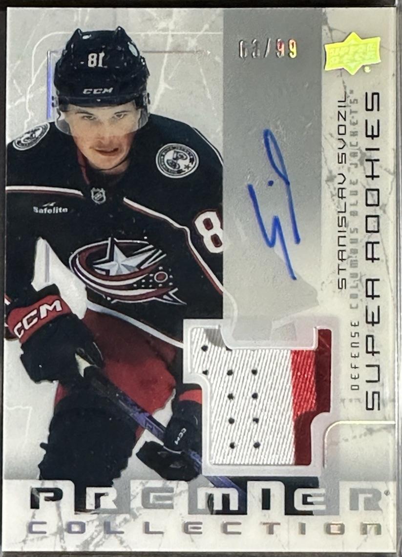 Stanislav Svozil #SRR-SS Hockey Cards 2023 Upper Deck Premier Rookie Patch Auto