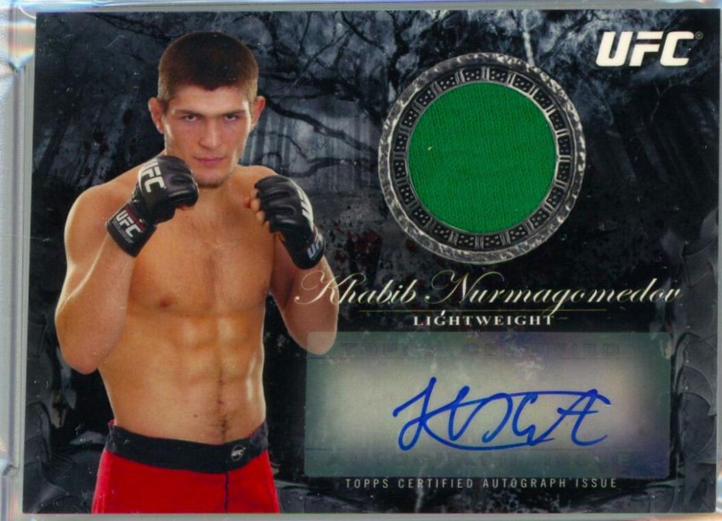Khabib Nurmagomedov #BAR-KN Ufc Cards 2014 Topps UFC Bloodlines Autograph Relics