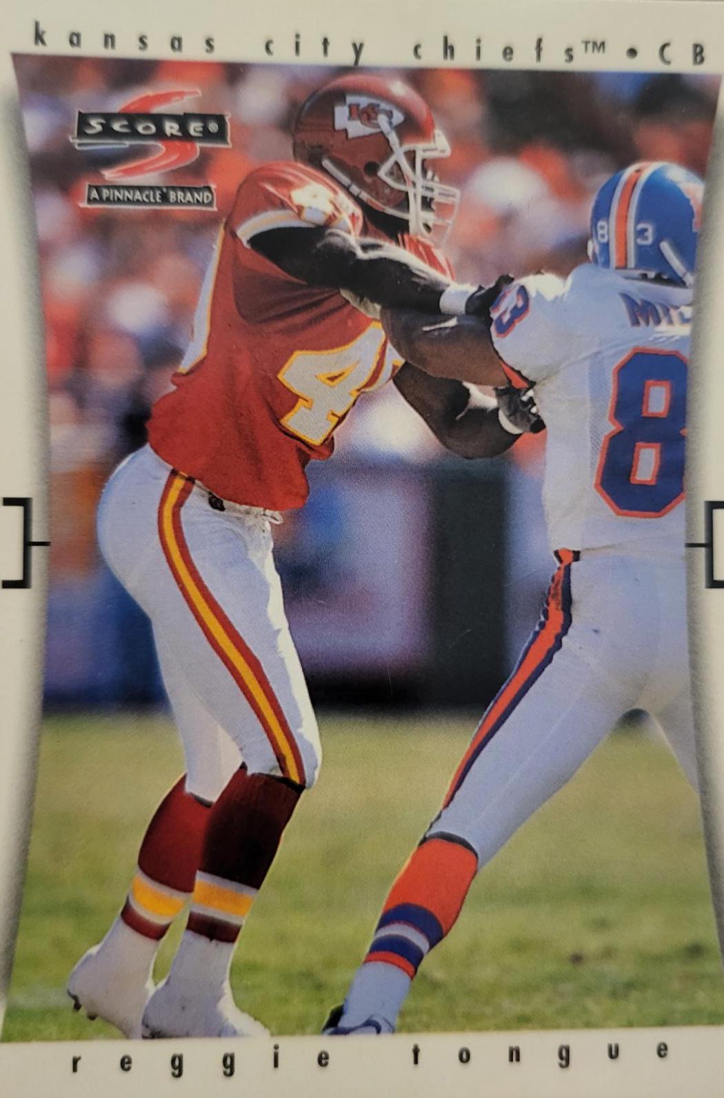 Reggie Tongue #93 1997 Panini Score Football