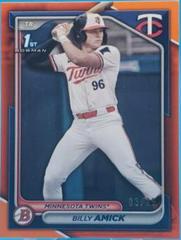 Billy Amick [Orange] #BD-68 Baseball Cards 2024 Bowman Draft Prices