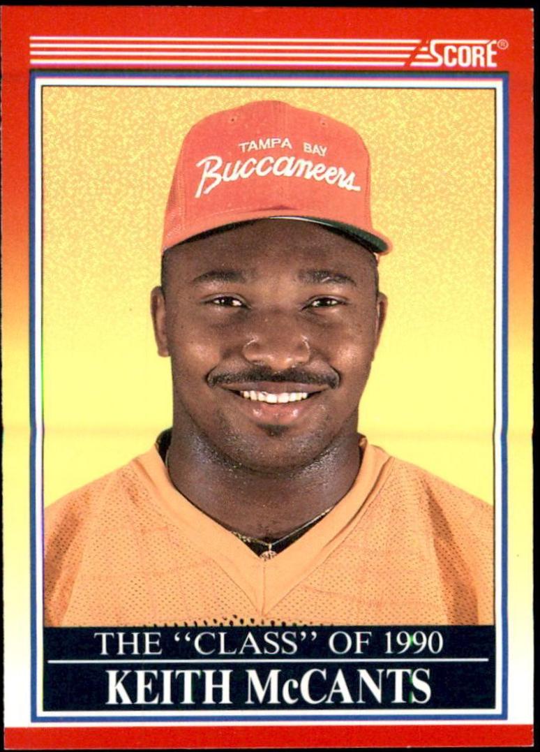 Keith McCants #617 Football Cards 1990 Panini Score