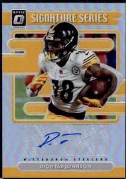 Diontae Johnson #SS-DJ Football Cards 2021 Panini Donruss Optic Signature Series