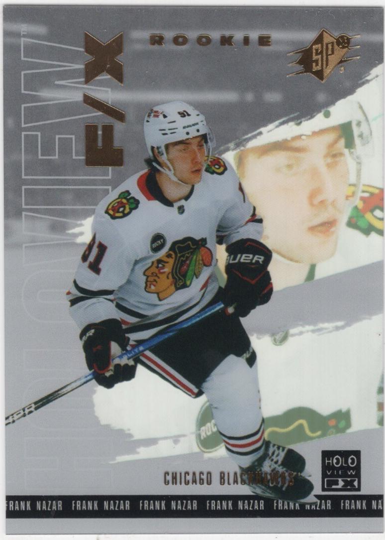 Frank Nazar #HV-42 Hockey Cards 2024 SPx Holoview FX
