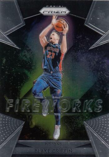 Blake Griffin #3 Basketball Cards 2018 Panini Prizm Fireworks