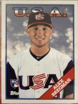 Alex Bregman #31 Baseball Cards 2017 Topps Throwback Thursday