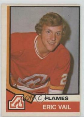 Eric Vail #391 Hockey Cards 1974 O-Pee-Chee