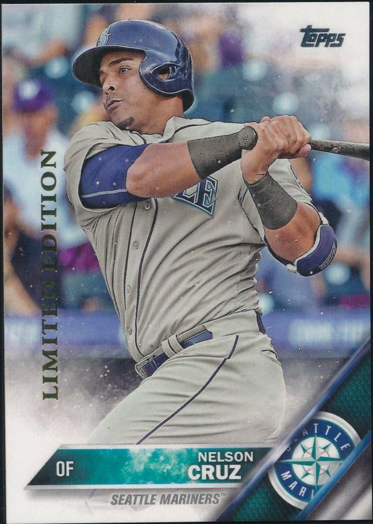Nelson Cruz #10 Baseball Cards 2016 Topps Limited Edition