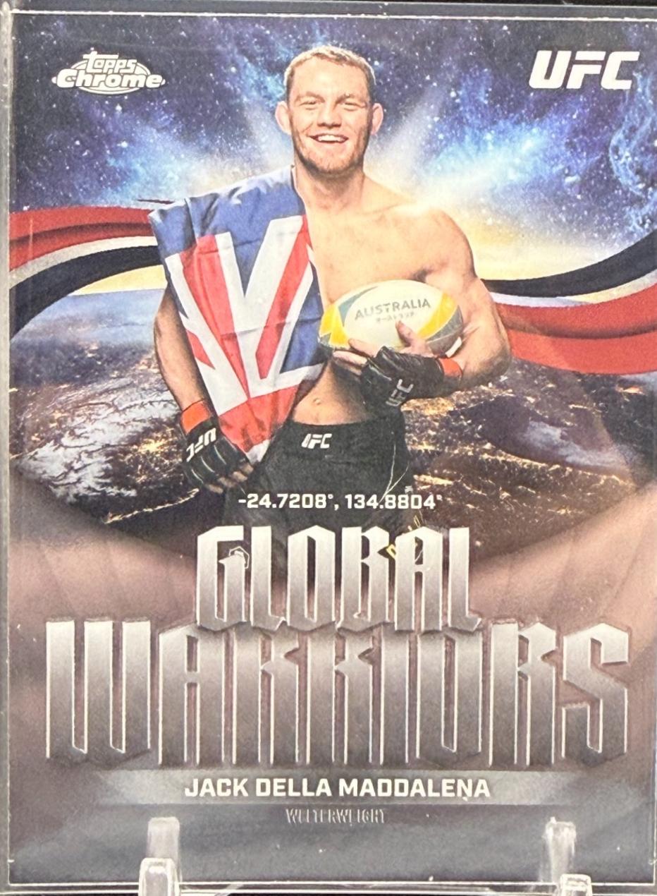 Jack Della Maddalena #GW-9 Prices | 2026 Topps Chrome UFC Global