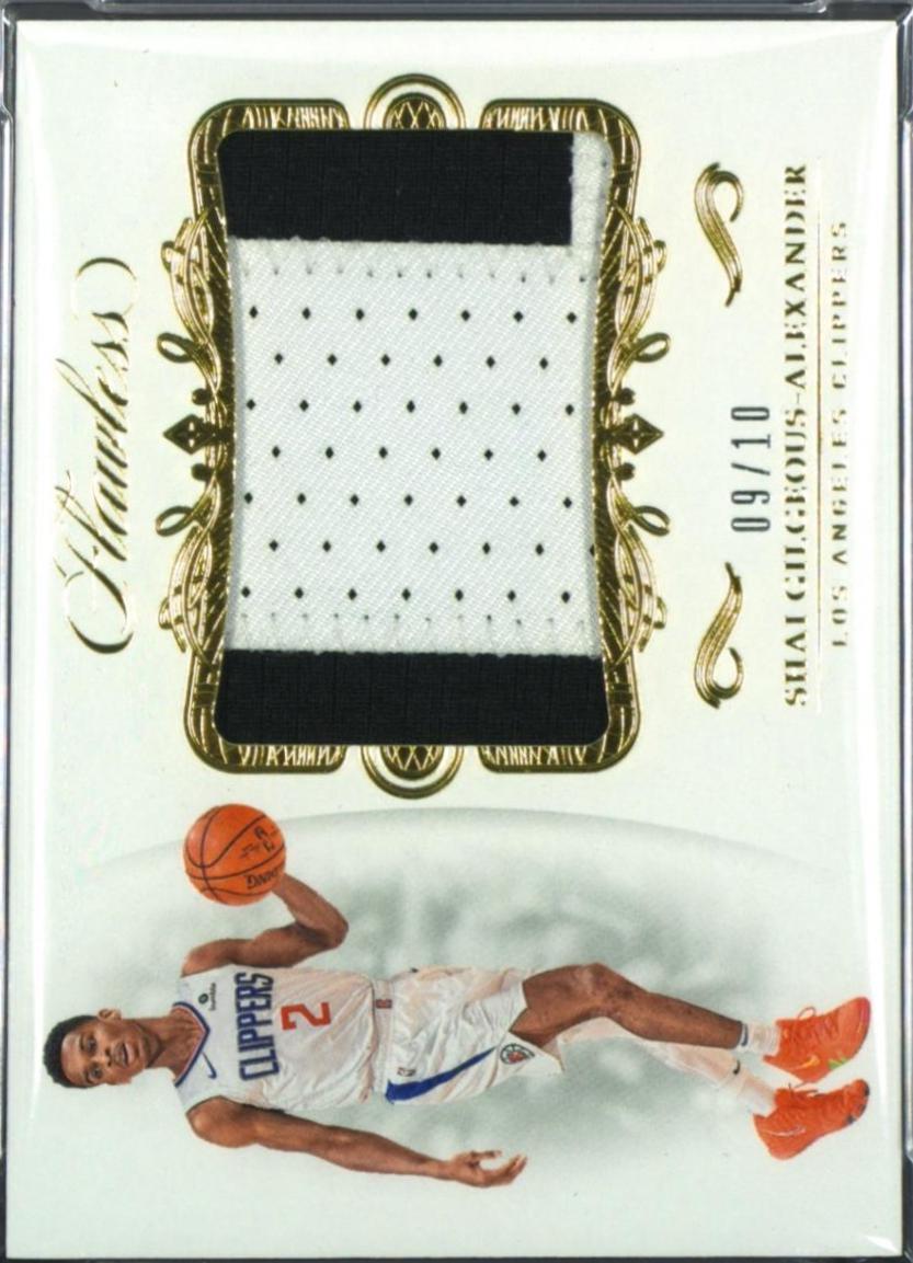 Shai Gilgeous-Alexander #SGA Basketball Cards 2018 Panini Flawless Rookie Patches