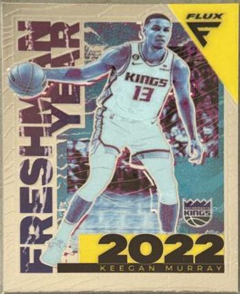 Keegan Murray #7 Basketball Cards 2022 Panini Flux Freshman Year