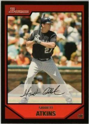 Garrett Atkins #30 Baseball Cards 2007 Bowman