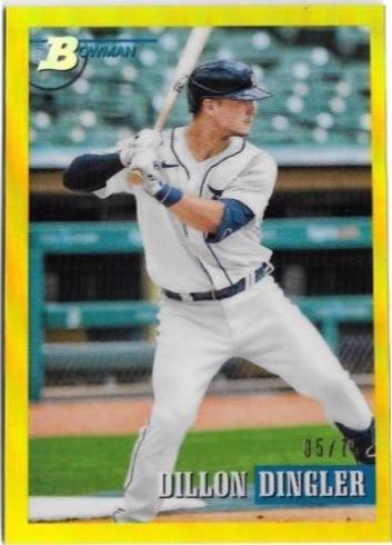 Dillon Dingler [Chrome Prospect Yellow] #150