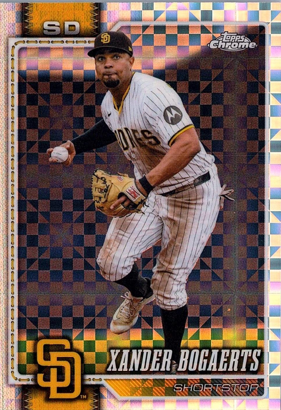 2026 Topps Chrome Xander Bogaerts [X-Fractor] #155 card