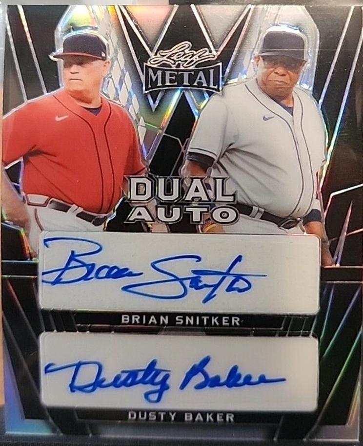 Brian Snitker / Dusty Baker [Black Prismatic] #DA-2