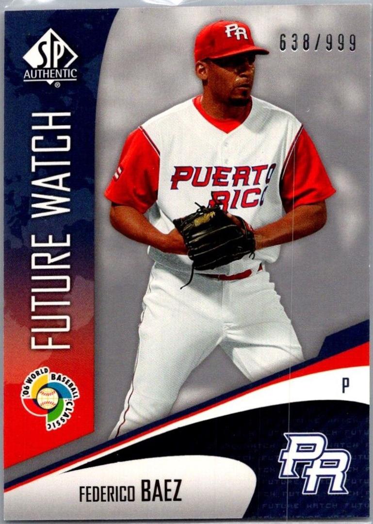 Federico Baez #WBC-89 Baseball Cards 2006 SP Authentic World Baseball Classic Future Watch