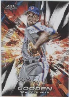 Dwight Gooden #3 Baseball Cards 2018 Topps Fire