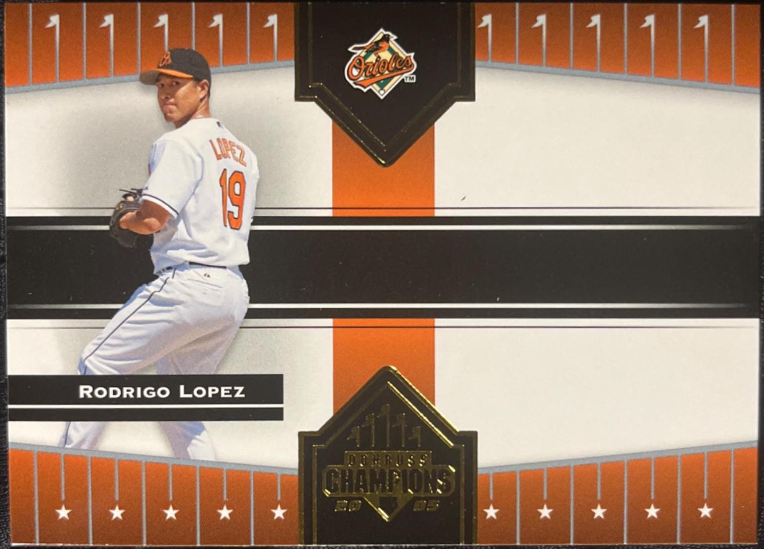 Rodrigo Lopez #31 Baseball Cards 2005 Donruss Champions