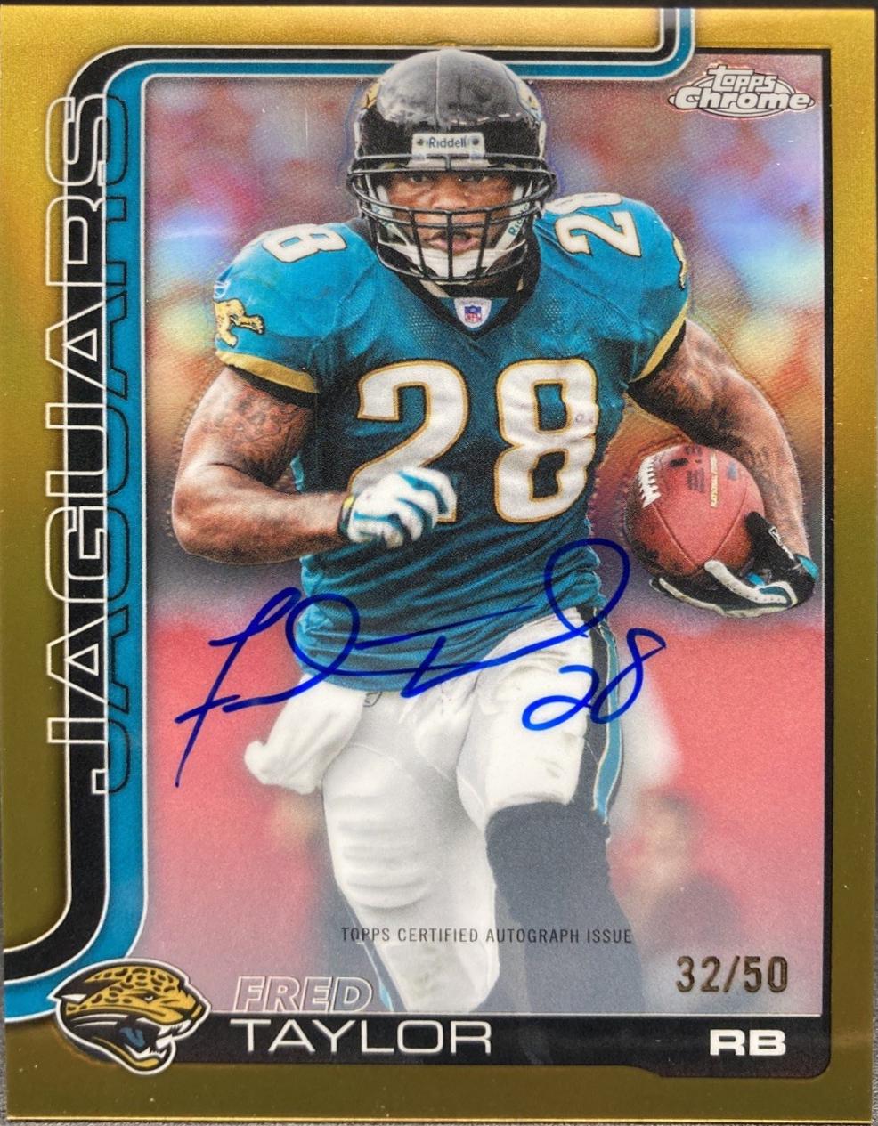 Fred Taylor [Gold Refractor] #CLA-FT