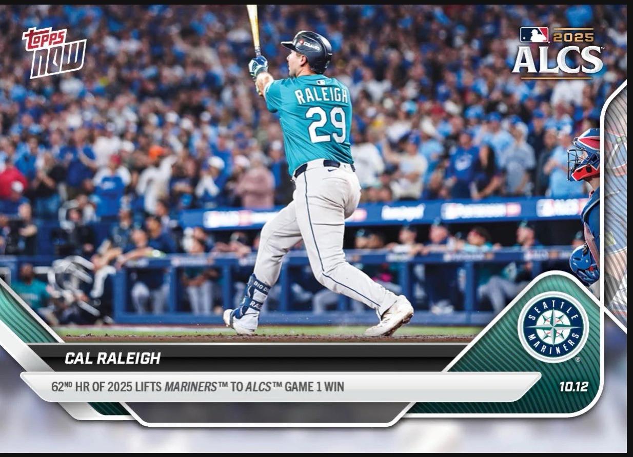 Cal Raleigh #860 Prices | 2025 Topps Now | Baseball Cards