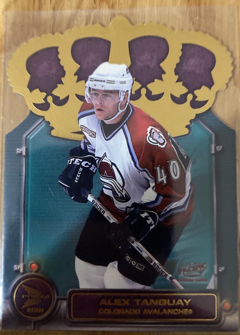 Alex Tanguay #2 Hockey Cards 2000 Pacific Prism McDonald's Gold Crown Die Cut
