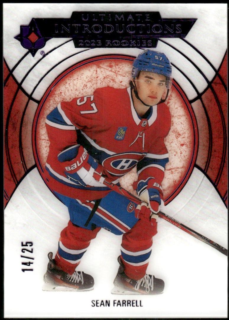 Sean Farrell #UI-58 2023-24 Upper Deck Ultimate Collection Hockey Ultimate Introductions