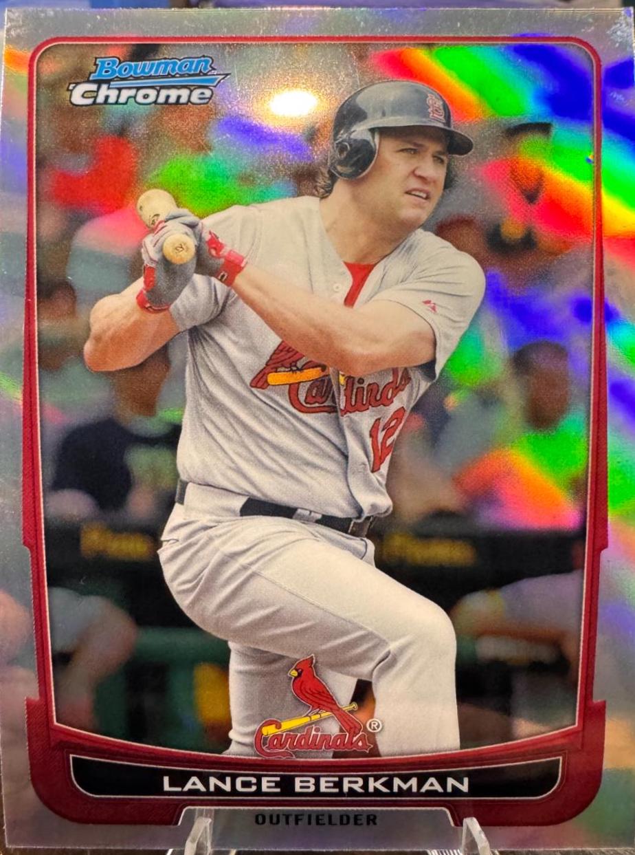 Lance Berkman #151 2012 Bowman Chrome Baseball