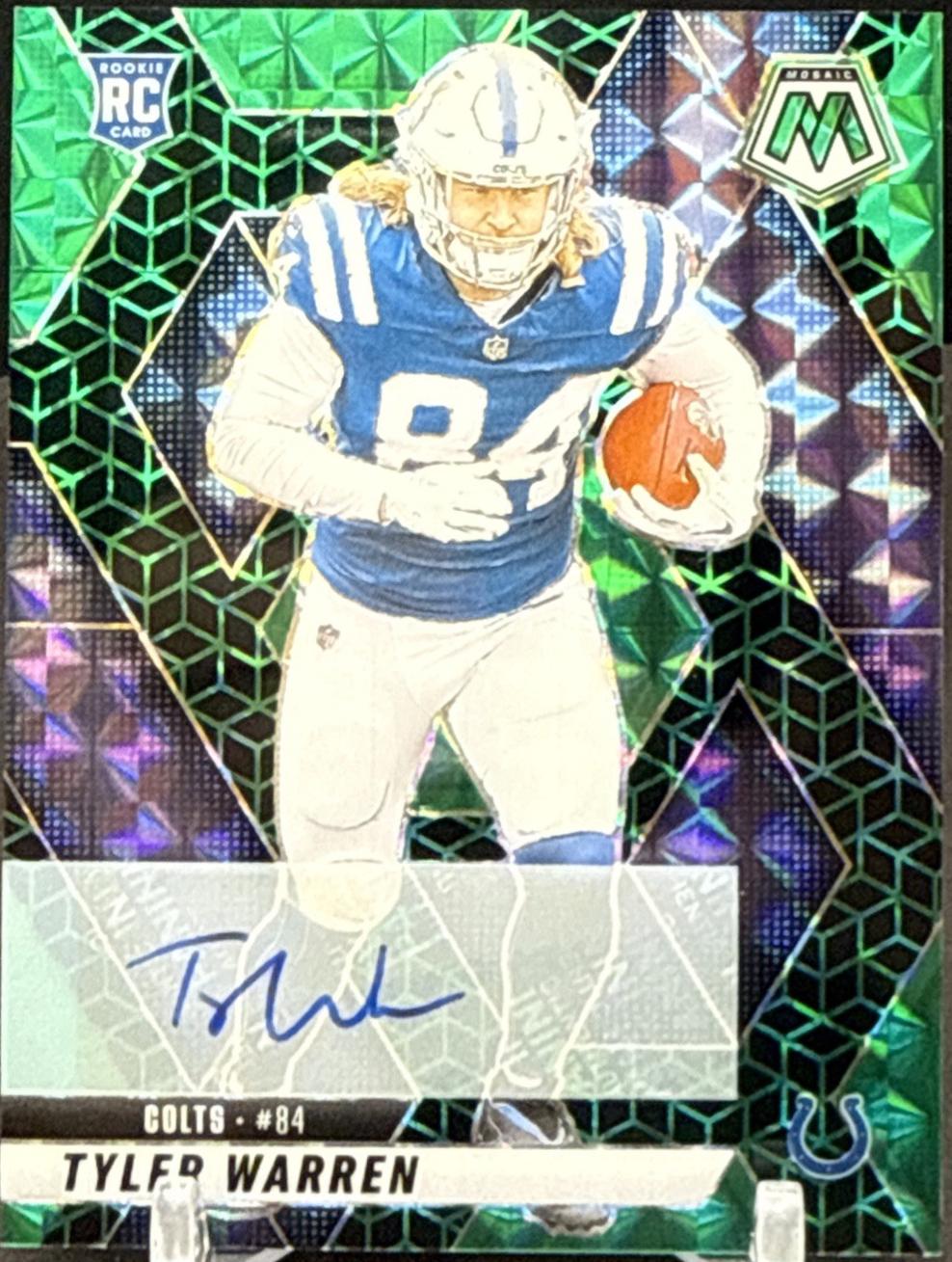 Tyler Warren [Green Spectris] #354 Prices | 2025 Panini Mosaic