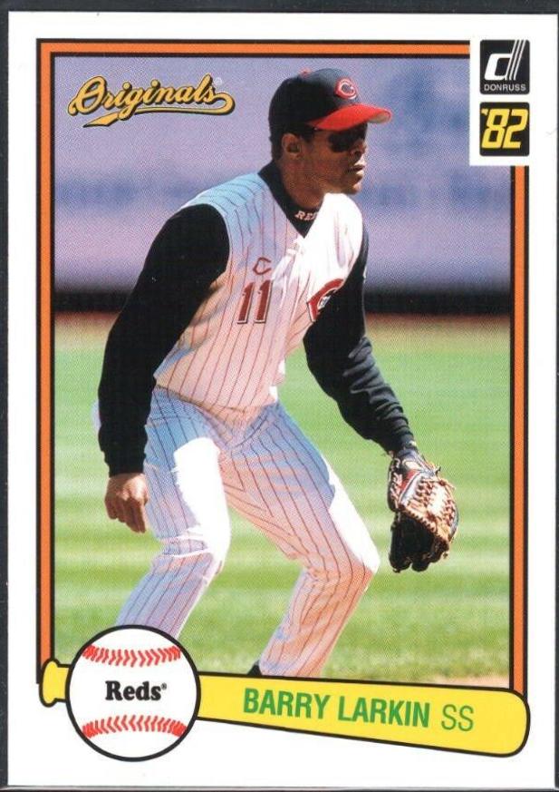 Barry Larkin #97 Baseball Cards 2002 Donruss Originals