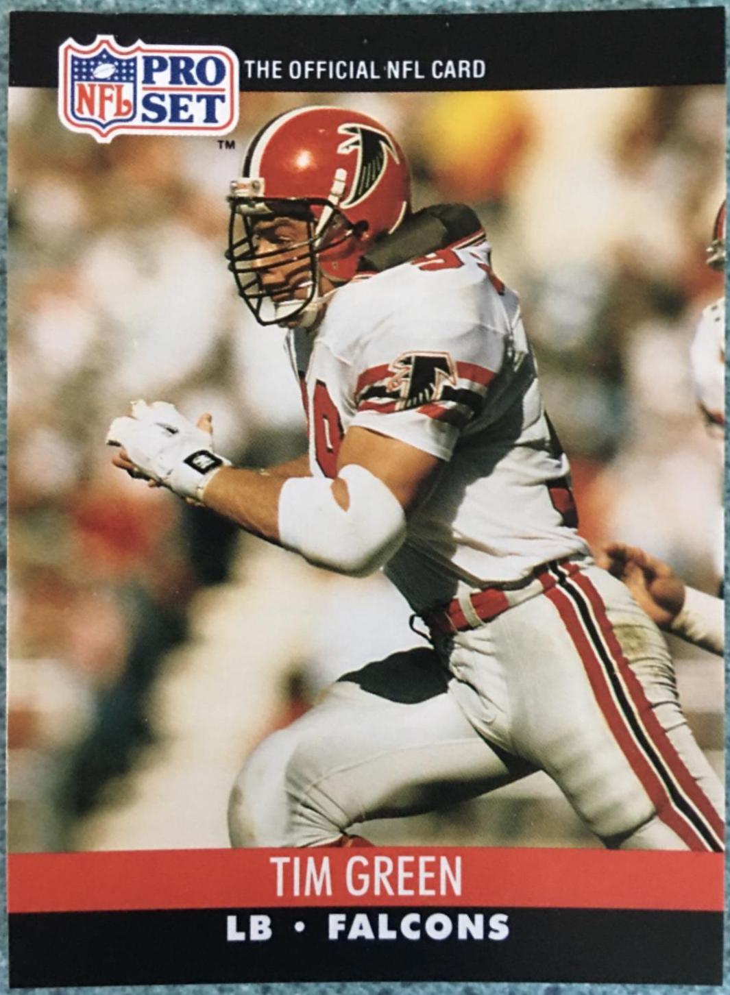 Tim Green #430 Prices [Rookie] | 1990 Pro Set | Football Cards
