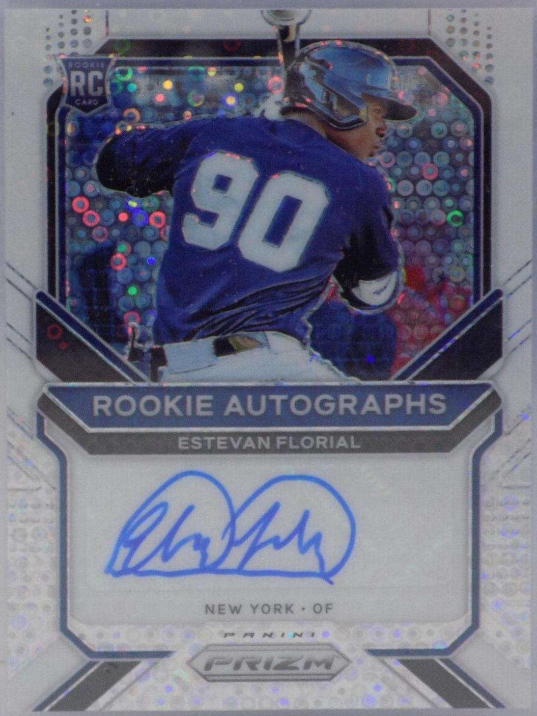 Estevan Florial #RA-EF 2021 Panini Prizm Baseball Rookie Autographs