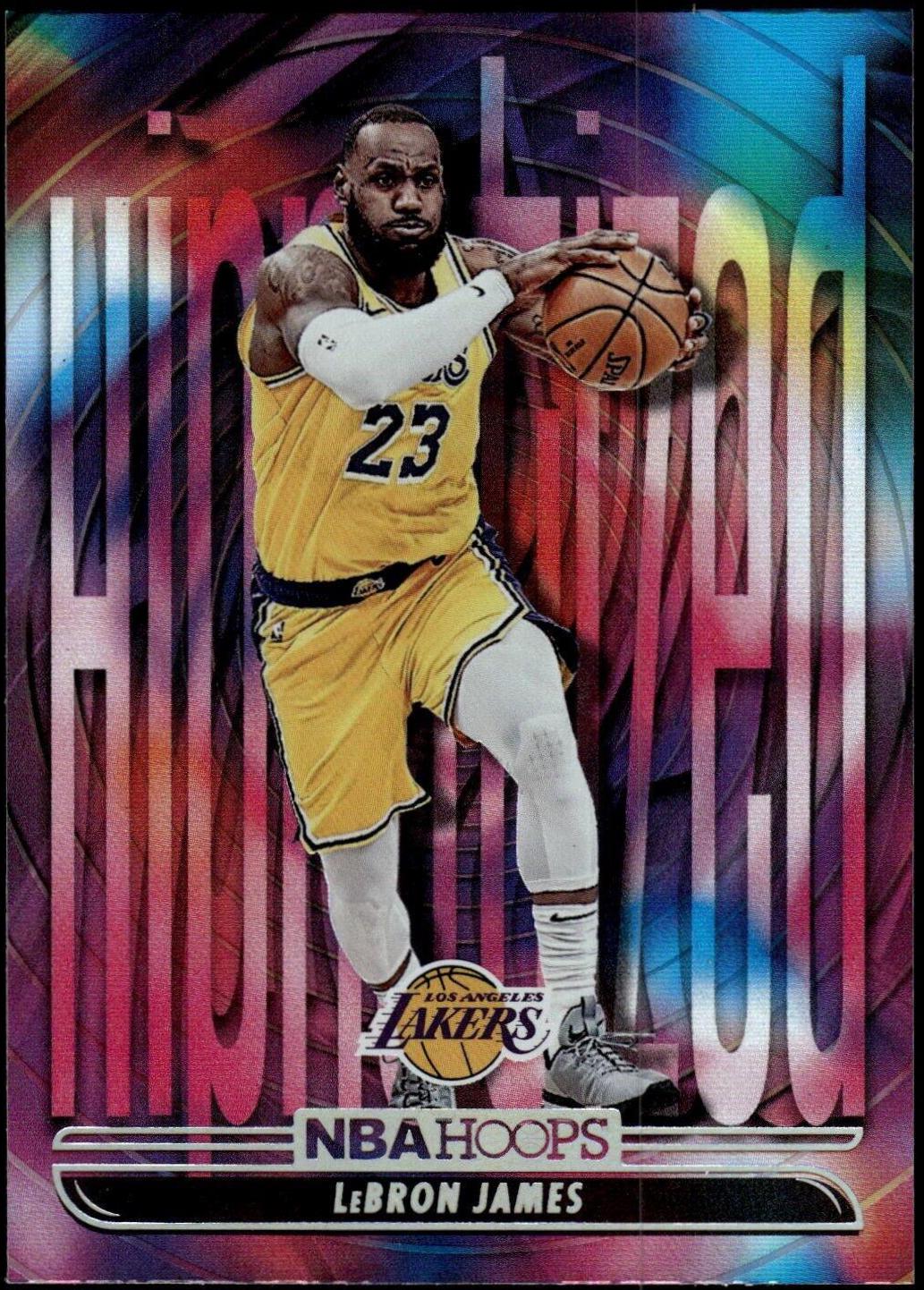 LeBron James #10 Basketball Cards 2021 Panini Hoops HIPnotized