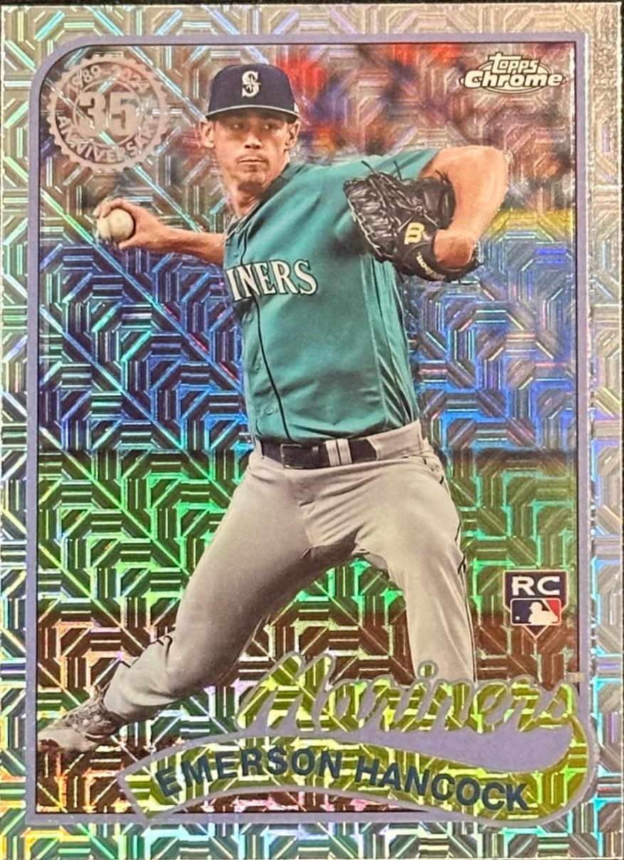 Emerson Hancock #2T89C-9 Baseball Cards 2024 Topps 1989 Chrome Silver Pack