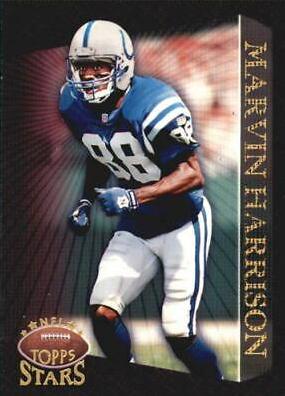 Marvin Harrison #6 Football Cards 1997 Topps Stars