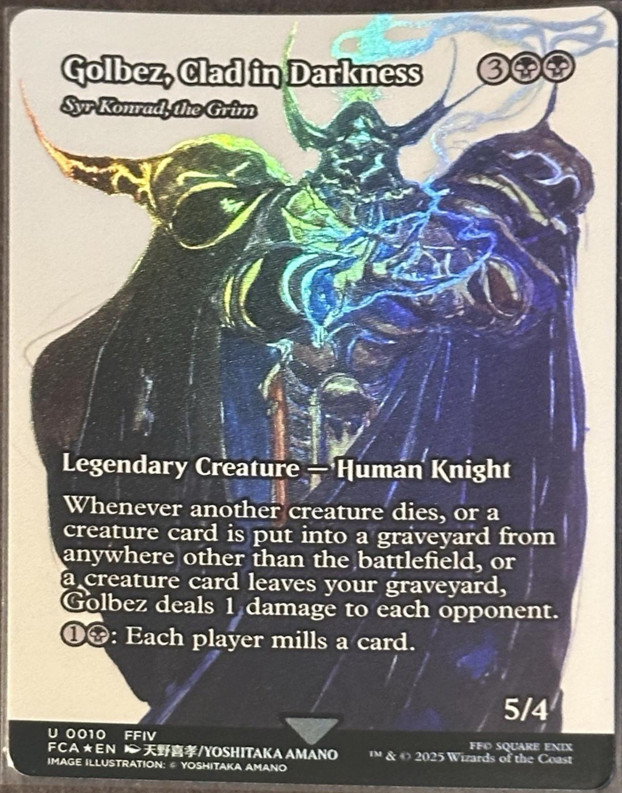白*ま様 MTG バルデュビアの大軍 foil Golbez, Clad in Darkness [Foil] #10 Prices | Magic Final Fantasy
