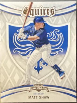 Matt Shaw #3 Baseball Cards 2024 Panini Crusade Squires