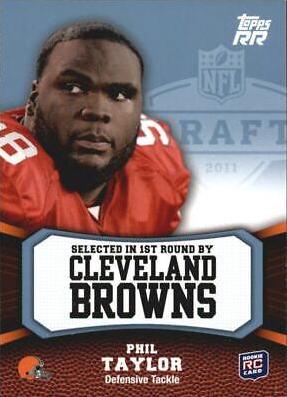 Phil Taylor #198 Football Cards 2011 Topps Rising Rookies