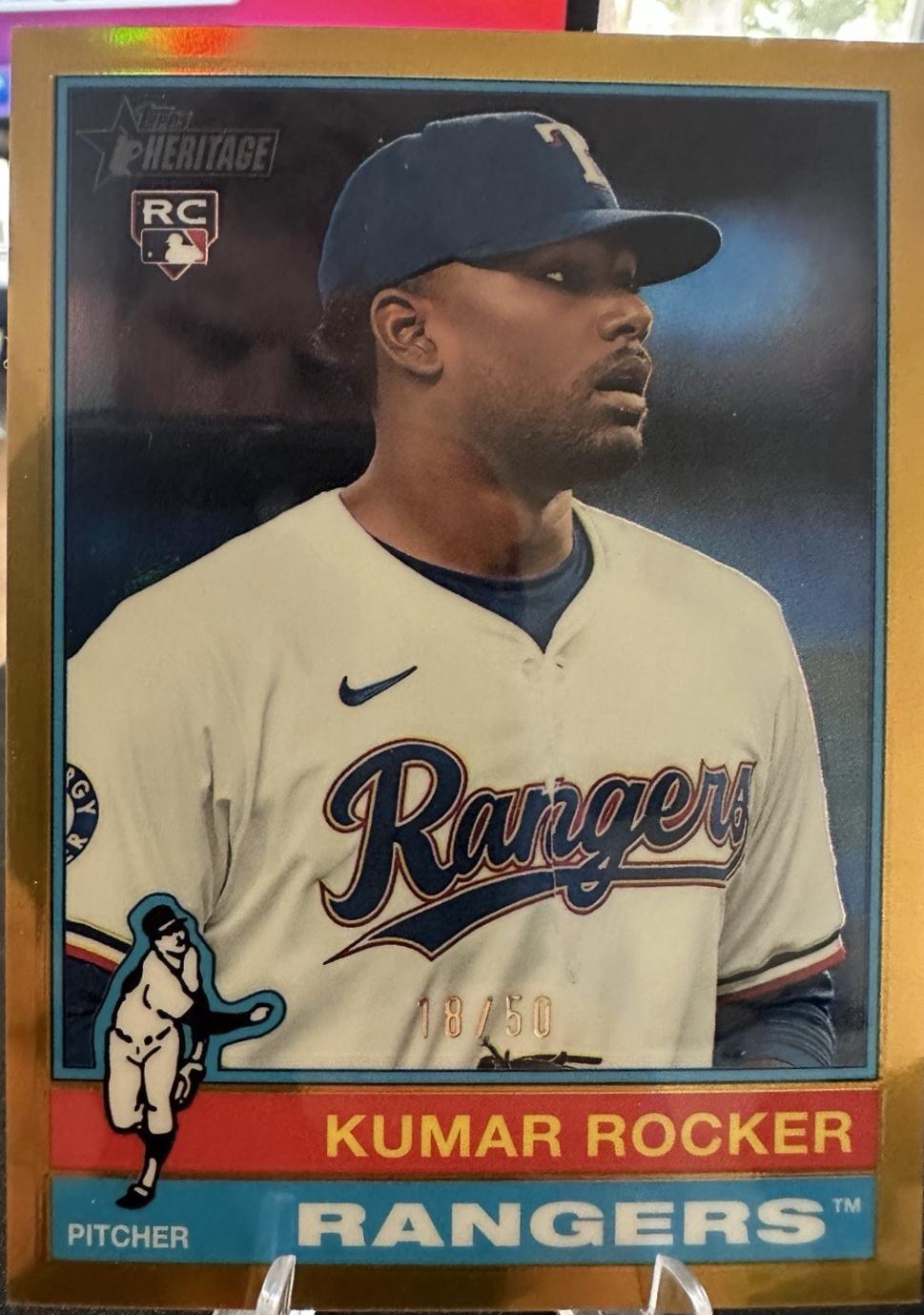 Kumar Rocker [Gold Chrome Variation] #179 Prices | 2025 Topps Heritage ...