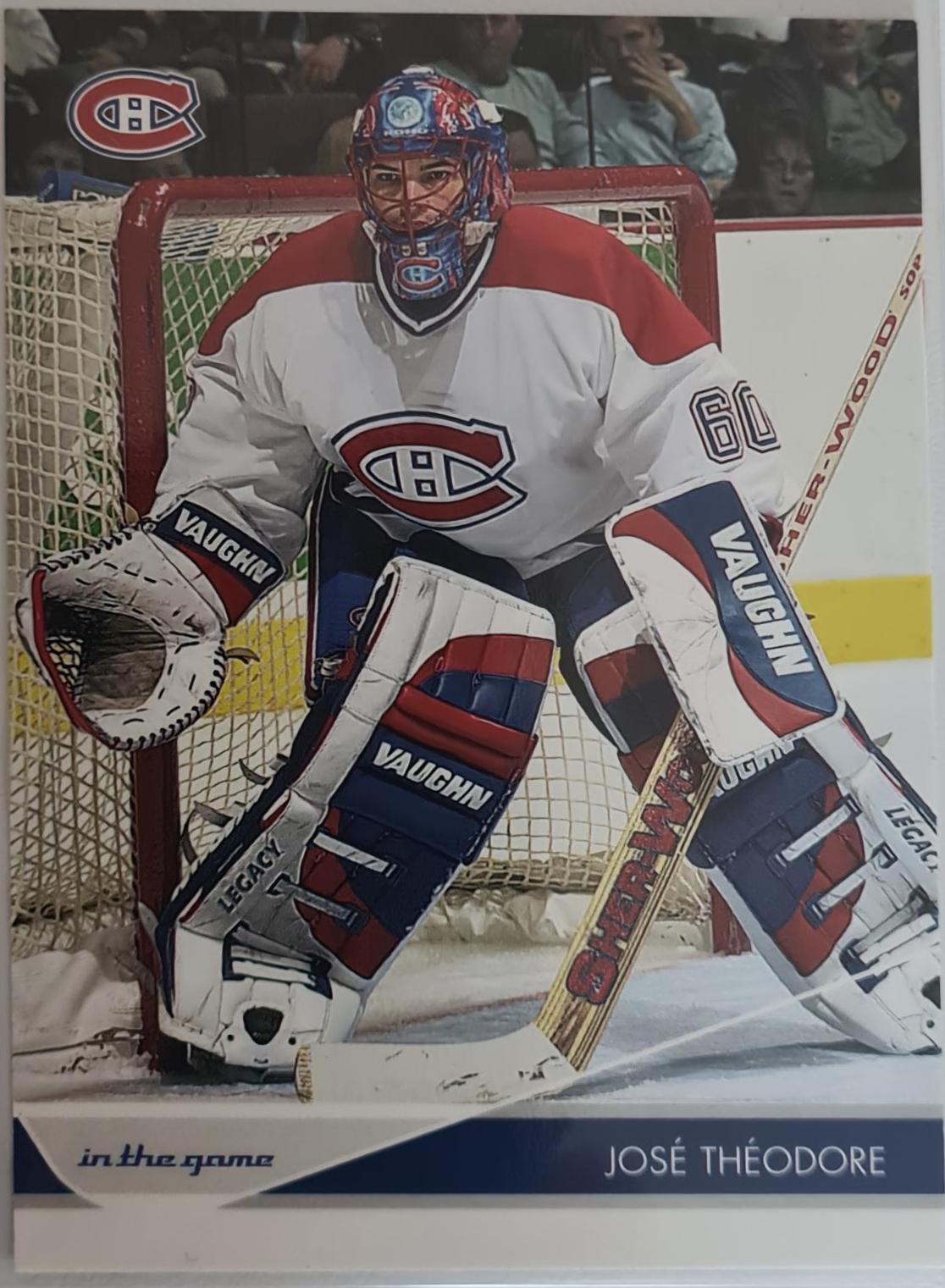 José Theodore #48 Hockey Cards 2003 ITG Toronto Star