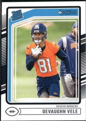 Devaughn Vele #395 Football Cards 2024 Panini Donruss