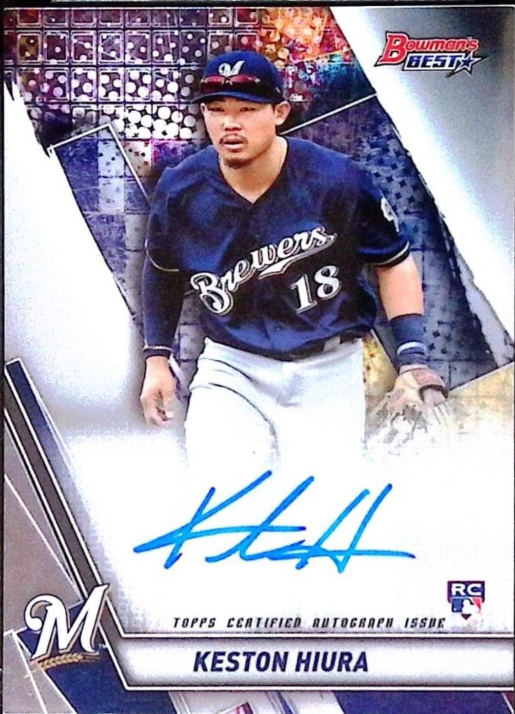 Keston Hiura [Red Refractor] #B19-KHI