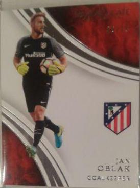 Jan Oblak #41 Soccer Cards 2017 Panini Immaculate