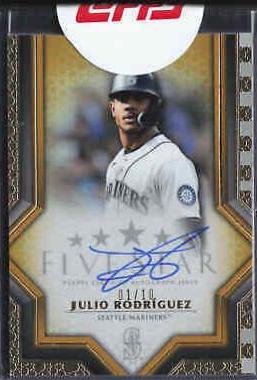 Julio Rodriguez [Gold Autograph] #FSA-JROD