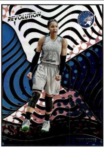 Maya Moore #4 Basketball Cards 2022 Panini Revolution WNBA Shock Wave